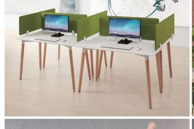Desk screens, view 2