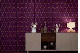 Printed acoustic wall with a cactus mural in a meeting area