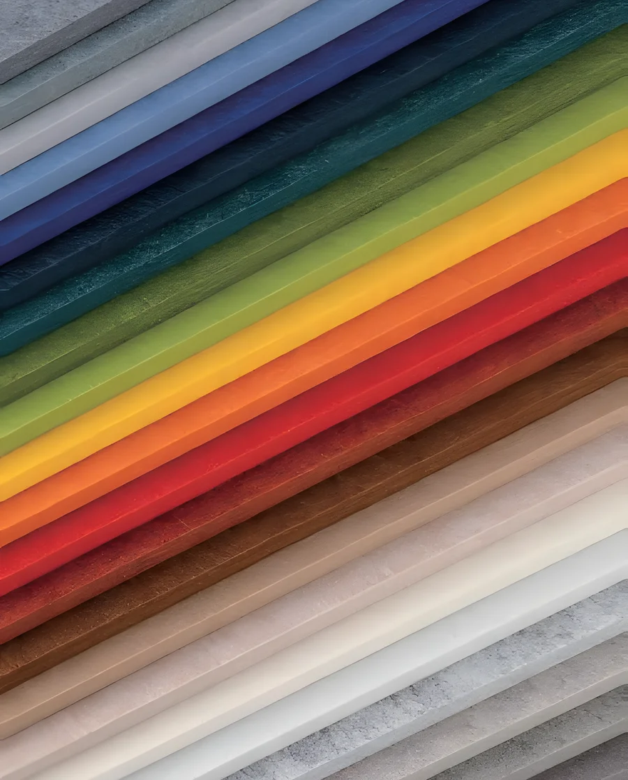 Close-up of PET felt acoustic panels, 2