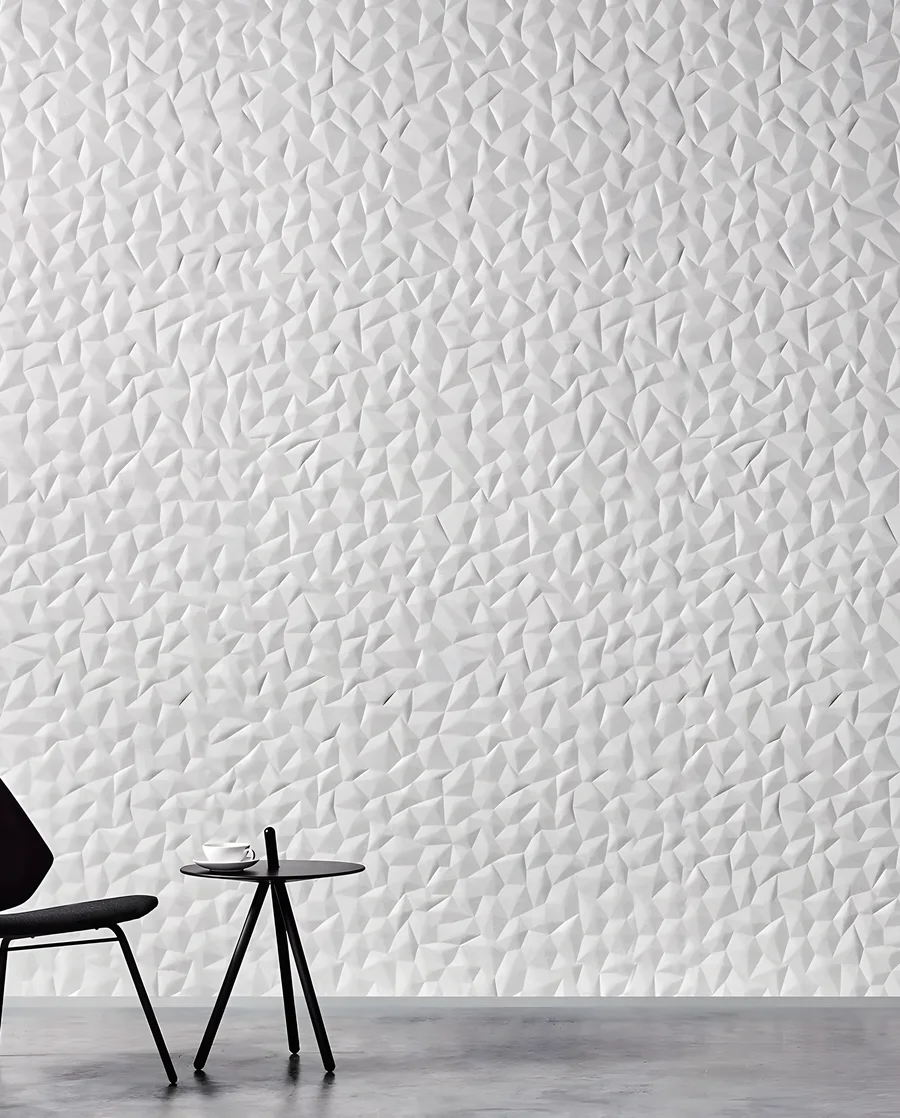 Close-up of PET felt acoustic panels, 6