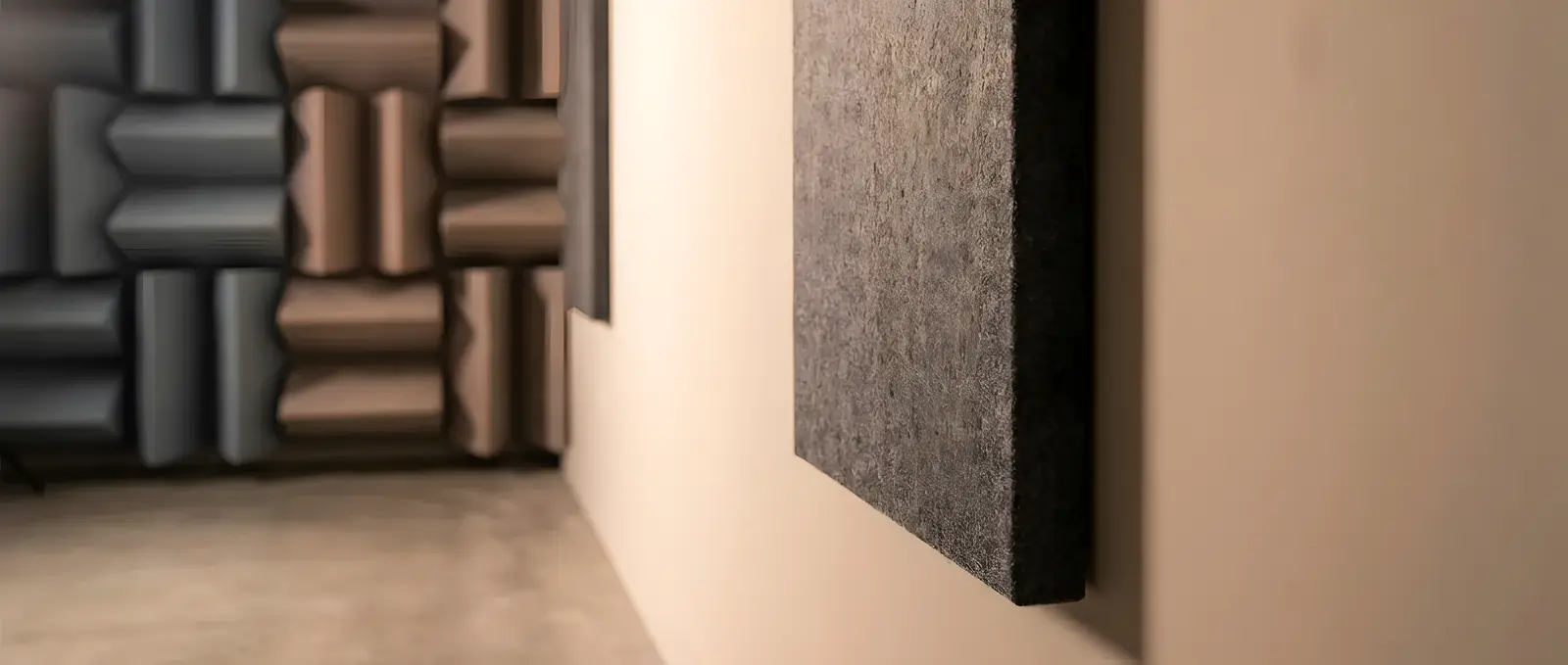 Felt acoustic panel tested in a laboratory: measuring the NRC absorption coefficient
